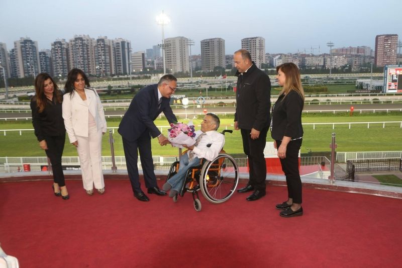 Honored by the Turkish Jockey Club as a part of the Ceremony Held In the Stands of Veliefendi Horse-Racing Track